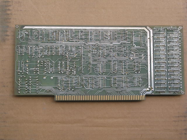 6501 CPU board, solder side