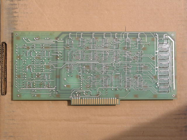 TVC card, solder side