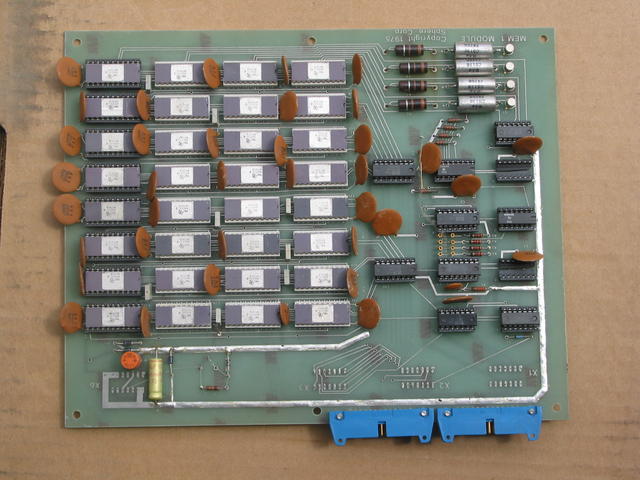 memory board, component side