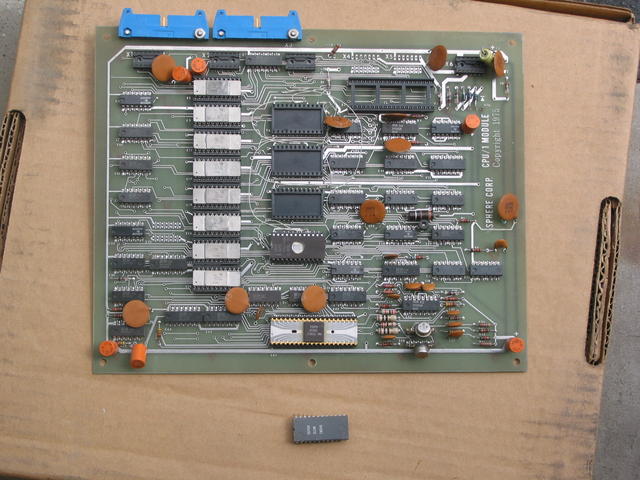 CPU board, component side