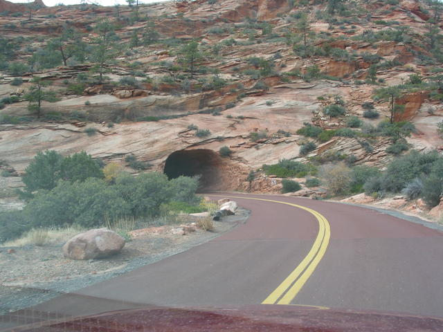 entrance to short tunnel